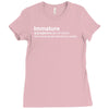 immature definition Ladies Fitted T-Shirt