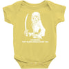 i'm smiling should scare u pirate skeleton Baby Onesie