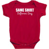 same shirt different day Baby Bodysuit