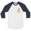 Heart Pocket 3/4 Sleeve Shirt