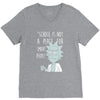 not for smart people V-Neck Tee