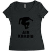 air khabib silhouette Women's Triblend Scoop T-shirt