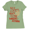 ocean is the only medication Ladies Fitted T-Shirt