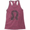 greedy caterpillar Racerback Tank