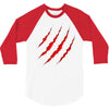 red strong 3/4 Sleeve Shirt
