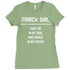 March Girl Ladies Fitted T-Shirt