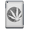 cannabis fingerprinting (black) iPad Mini