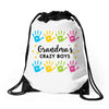 Grandma's Crazy Boys Without Names Drawstring Bags