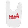 biking is dope Baby Bibs
