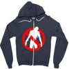 no zombies Zipper Hoodie