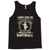 i might look like i'm playing softball Tank Top
