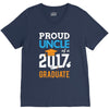 Class of 2017 Proud Uncle Graduation V-Neck Tee