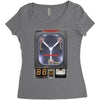 flux capacitor inspired by back to the future ideal birthd present Women's Triblend Scoop T-shirt