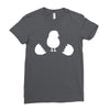 Chicken and Little Chick Ladies Fitted T-Shirt