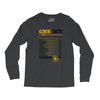 Gemini Facts Servings Per Container Long Sleeve Shirts