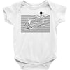 surf line Baby Onesie