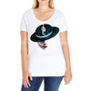 Space Love Ladies Curvy T-Shirt