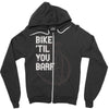 bike 'til you barf Zipper Hoodie