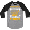Sit In Church And Think About Fishing 3/4 Sleeve Shirt