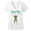 pickle rick Women's V-Neck T-Shirt