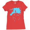 water planet global warming world ocean banksy nature graphic Ladies Fitted T-Shirt