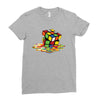 Rubik Cube Ladies Fitted T-Shirt
