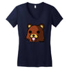 bear meme Women's V-Neck T-Shirt