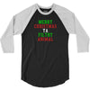 Merry Christmas Ya Filthy Animal 3/4 Sleeve Shirt
