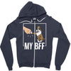 my bff Zipper Hoodie