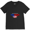 america flag V-Neck Tee