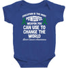 education is the most pwerful weapon you can use to change the world l Baby Bodysuit