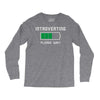 low battery introvert pun humor Long Sleeve Shirts