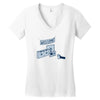 analog retirement Women's V-Neck T-Shirt