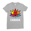Canada Leaf LGBT Ladies Fitted T-Shirt