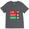 bat safety V-Neck Tee