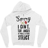 sorry i can't the angel of music is very strict Zipper Hoodie