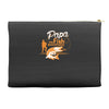 papa the fish whisperer Accessory Pouches