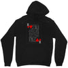 king of hearts playing card Unisex Hoodie