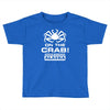 on the crab. Toddler T-shirt