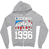 legends are born in 1996 hoodie 5 Zipper Hoodie
