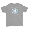 skull snowflakes alternative christmas jumper Youth Tee