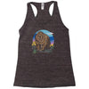 polygon bear graphic Racerback Tank