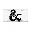 dungeons and dragons License Plate