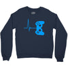 game heart beat Crewneck Sweatshirt