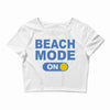 beach mode on Crop Top