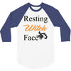 resting witch face   fall t shirt   funny halloween 3/4 Sleeve Shirt
