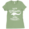 New Mom 2018 Rokie Dept. Ladies Fitted T-Shirt