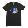blue screen of death Ladies Fitted T-Shirt