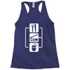 v2 eat sleep computer mouse Racerback Tank