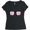 kacamata bujur Women's Triblend Scoop T-shirt